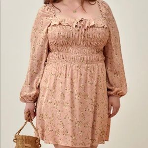 Reformation Morris Dress Pink Size 12